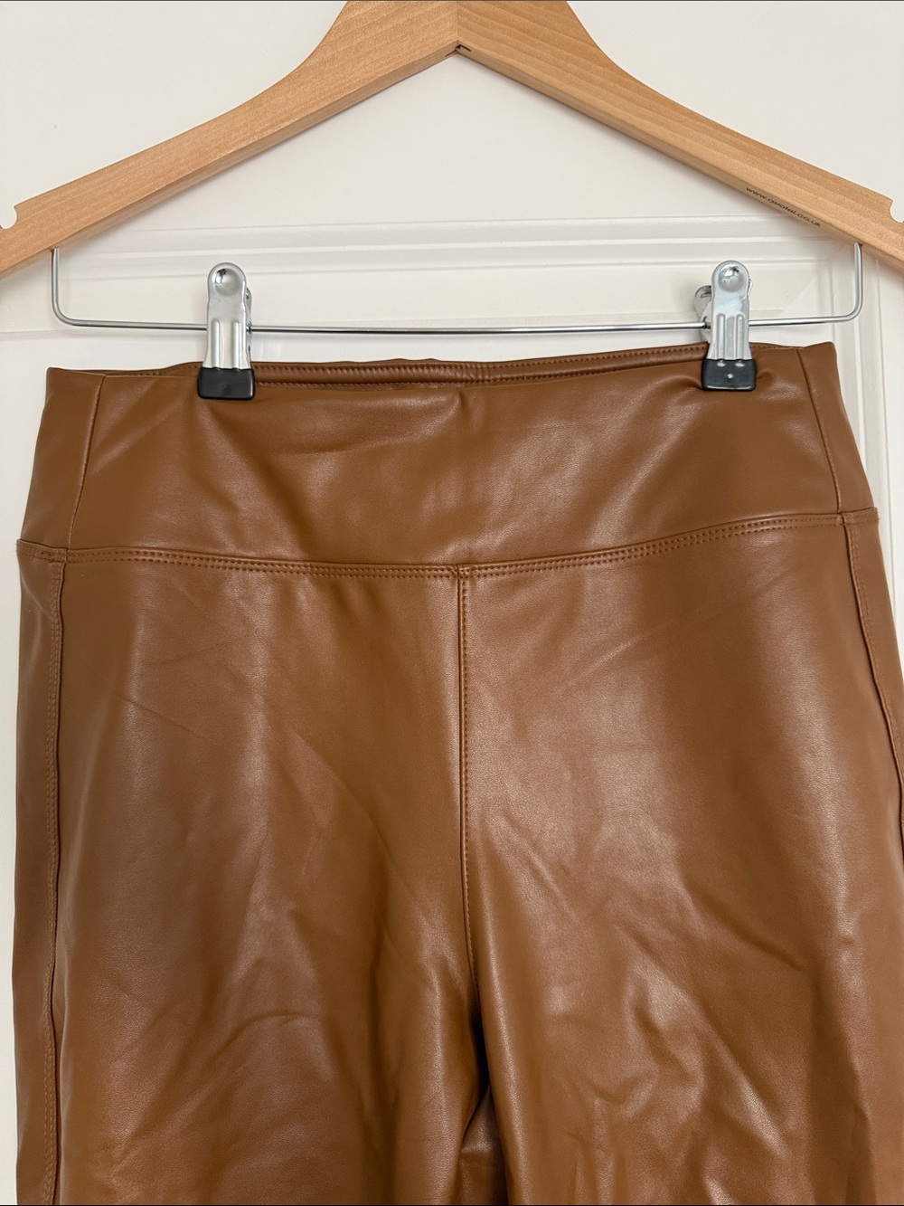 GAP Brown Faux Leather Leggings